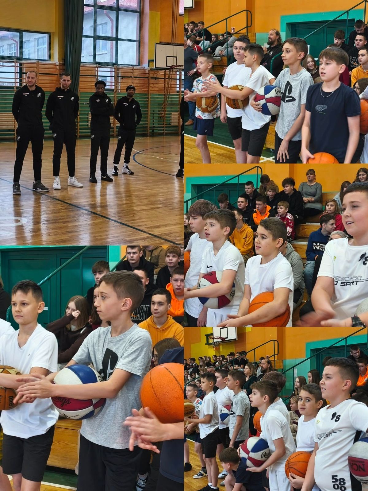 Galeria zdjęć: Trening z koszykarzami zespołu Czarni Słupsk